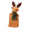 Rotating Christmas Rotating Deer Electric Christmas Doll Dances And Sings Decorative Ornaments Figurines Miniatures Crafts