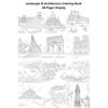 Erwachsenen Mandala Malbuch Landschaft Stressabbau Kritzel Malbuch