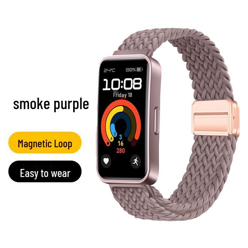 Huawei Band 10 Nylon Woven Strap with Magnetic Buckle for Smart Band 8/9