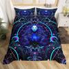 Pisces Bedding Set Mystery 12 Constellations Duvet Cover Set For Kids Teens Adults Boho Fish Print Comforter Cover Bedroom Decor