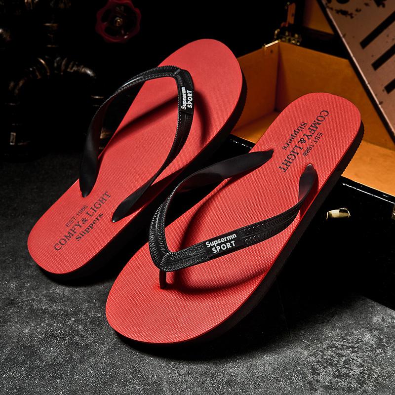 Fashion PARZIVAL High Quality Brand Men Flip Flops Summer Beach Slides Men Fashion Soft Sole Casual Men Beach Slippers Outdoor Shoes