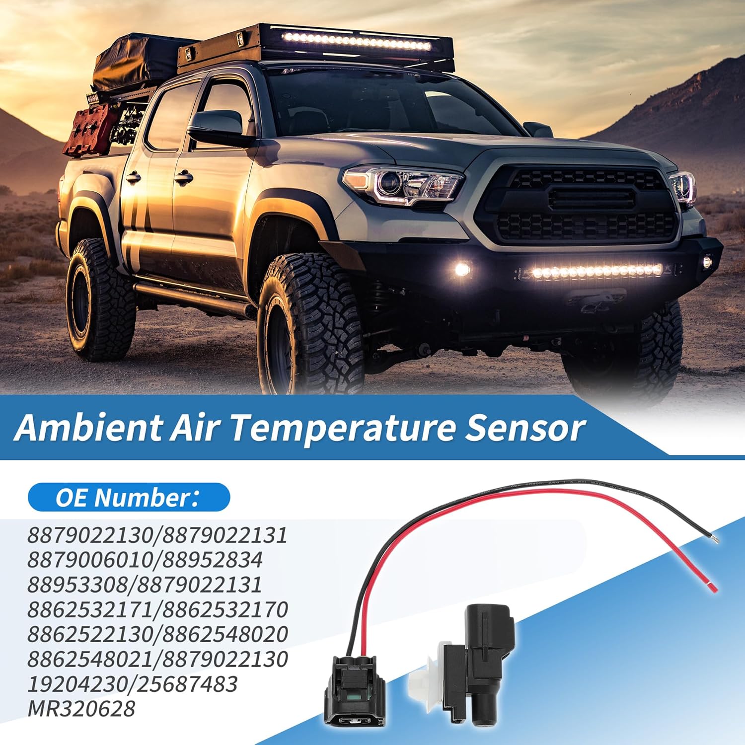 

No.8879006010 Ambient Air Temperature Sensor for Toyota Tundra 4.6 5.7 13-17 for Toyota Sienna 3.5 13-17 for Toyota Camry 2.5 3.5 13-17 with