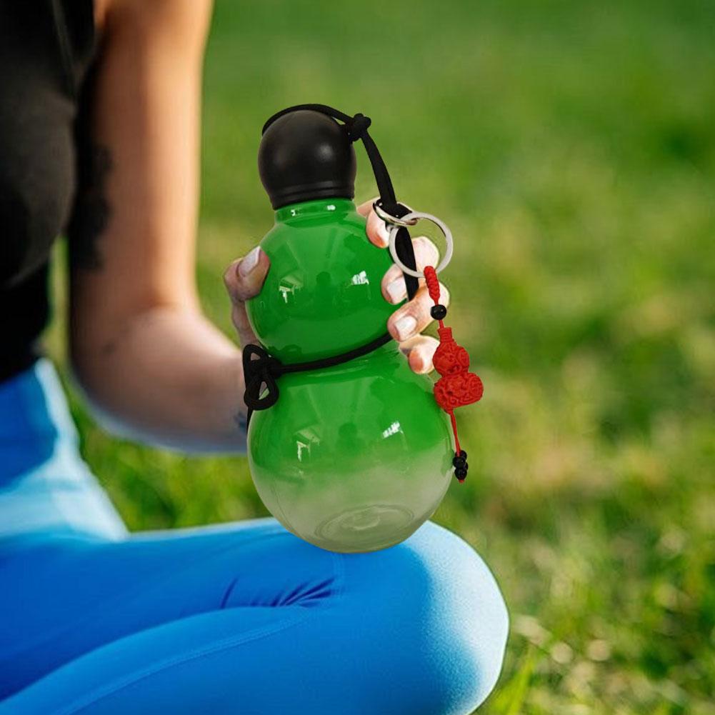2025 New 800ML Large Capacity Wine Bottle PC Creative Water Kettle Sports Vintage Chinese Retro-Inspired Gourd Water Bottle