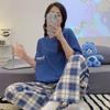 Women's Korean Style Summer Cartoon Homewear Set