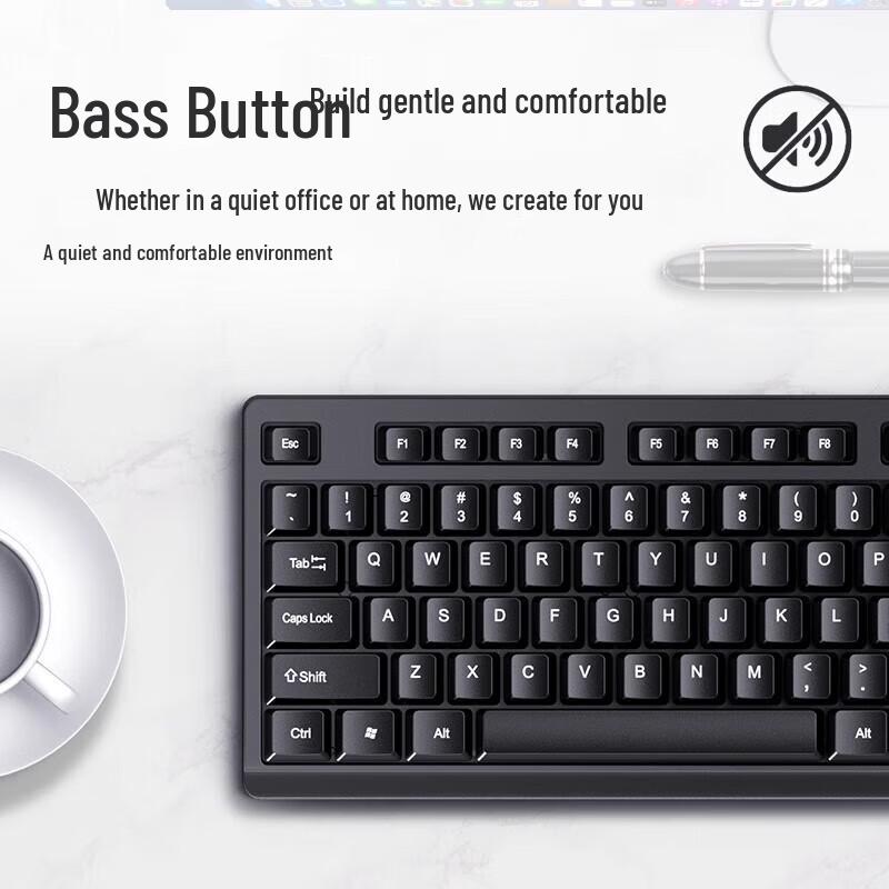 AOC KB161 Wired Keyboard & Mouse Pad Combo