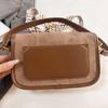 Genți de umăr pentru femei, cu design retro, geantă de mesager Tendință 2024, toamnă iarnă, cu buzunar pătrat, o geantă maro, ocazională, pentru femei