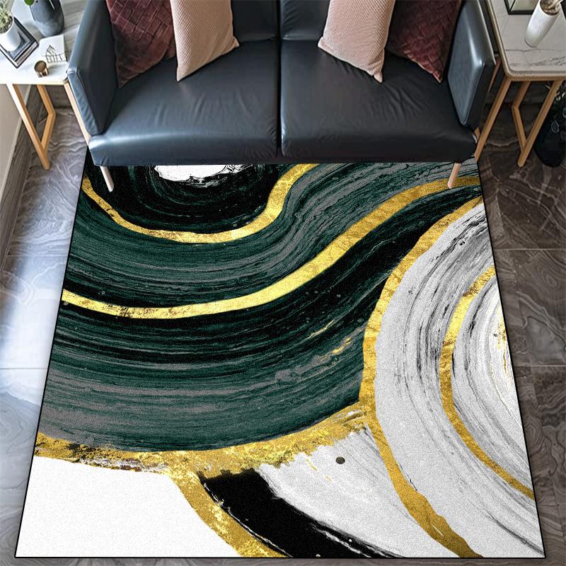 Modern Abstract Marble Carpet Large Living Room 200x300 Home Rugs for Bedroom Luxury Entrance Door Mat Non-slip Machine Washable