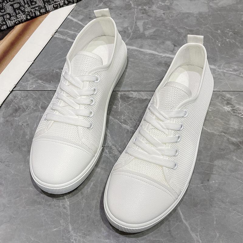 

Модные летние женские дышащие сетчатые низкие кроссовки, новые повседневные туфли на плоской подошве со шнуровкой для женщин, женская обувь для ходьбы на платформе 41 белый