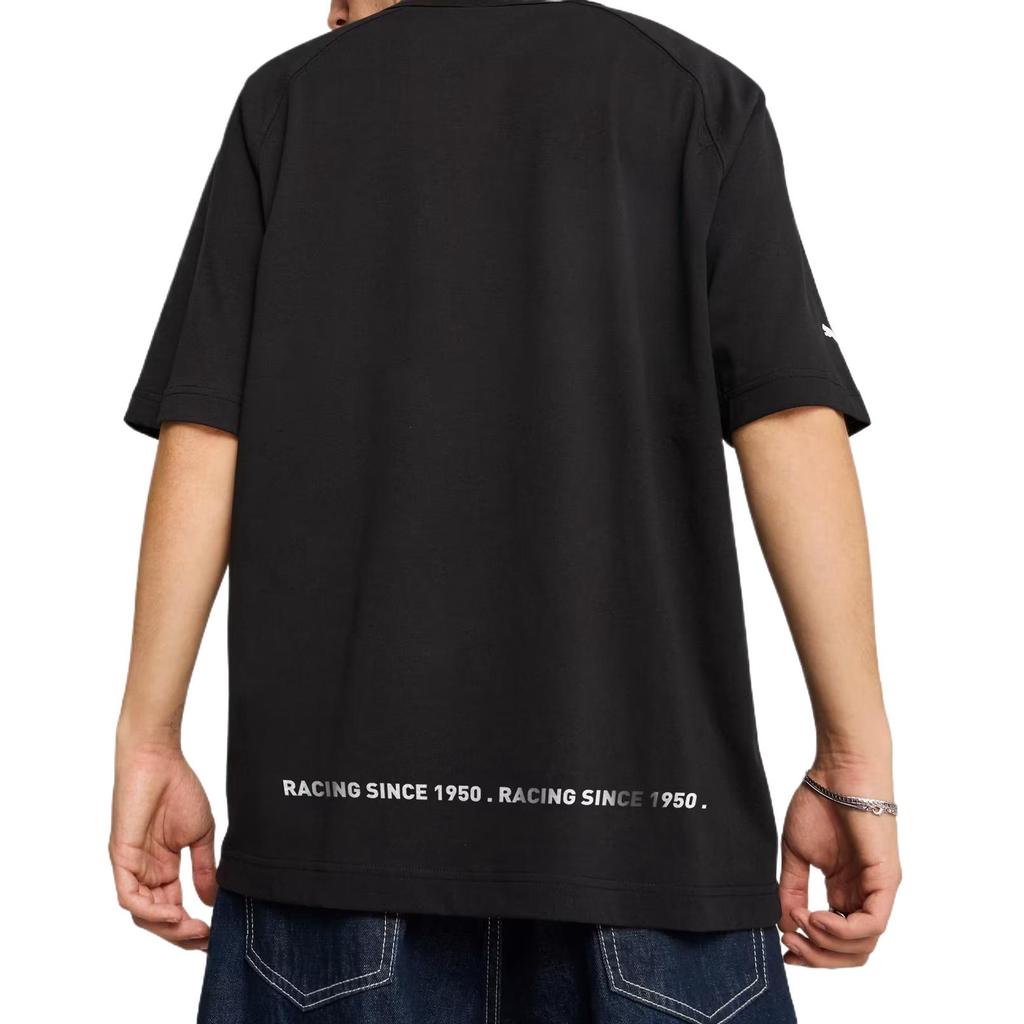 Puma F1® Fashion Versatile Skin-Friendly Soft Short Sleeve T-Shirt Men Tops Black 630131-01