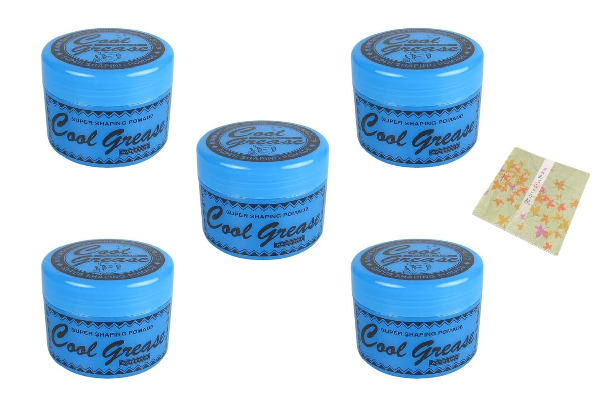 Sakamoto Koseido Fine Cosmetics Cool Grease G Lime Scent 210g (5 pieces) with oil-blotting paper included