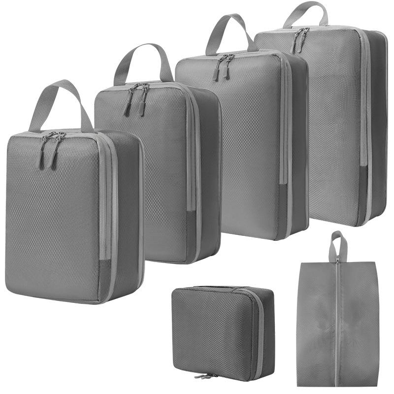 Compression Travel Storage Set: Washable Organizer for Cosmetics, Shoes, and Clothes