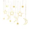 LED Star String Lights 2 Modes Waterproof Star Lights Perfect for Ramadan Christmas Wedding Party Home Patio and Lawn Decoration Warm Light