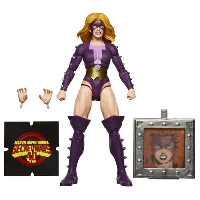 Hasbro Marvel Legends Series Titania, Retro Marvel Comics Secret Wars Collectible 6-Inch Action Figure with Shield (G0784) Authentic