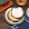 Stainless Style Dinner Plates Gold Serving Plate Restaurant Fish BBQ Skewers Seafood Sushi Plate Large Flat Storage Tray