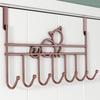 652F Sturdy No Drilling Cats Themed Hook for Hanging Small Items Living Spaces