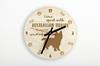 Australian Terrier, Aussie - clock with dog, wooden clock with engraving, personalised clock by Art-Dog