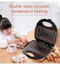 Edelstahl Panini-Presse & Waffelautomat - Sandwich-Toaster für das Frühstück