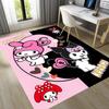 home decor Kuromi Pattern Printed Rug suitable for living room game room computer room bedroom carpet Halloween gift