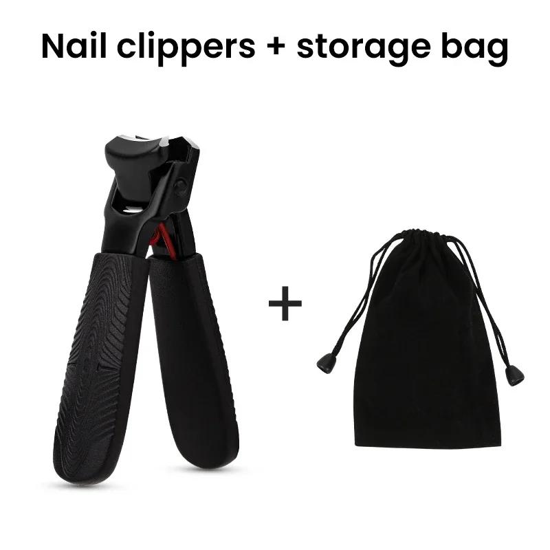 2023 Newest Anti-Splash Nail Clippers Single Nail Clipper Thick Hard Special Nail Trimmer Large Size Household Thick Nails