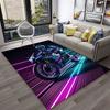 Off Road Motorcycle Racing Moto Carpet Rug for Home Living Room Bedroom Sofa Doormat Decor,Kid Play Area Rug Non Slip Floor Mat