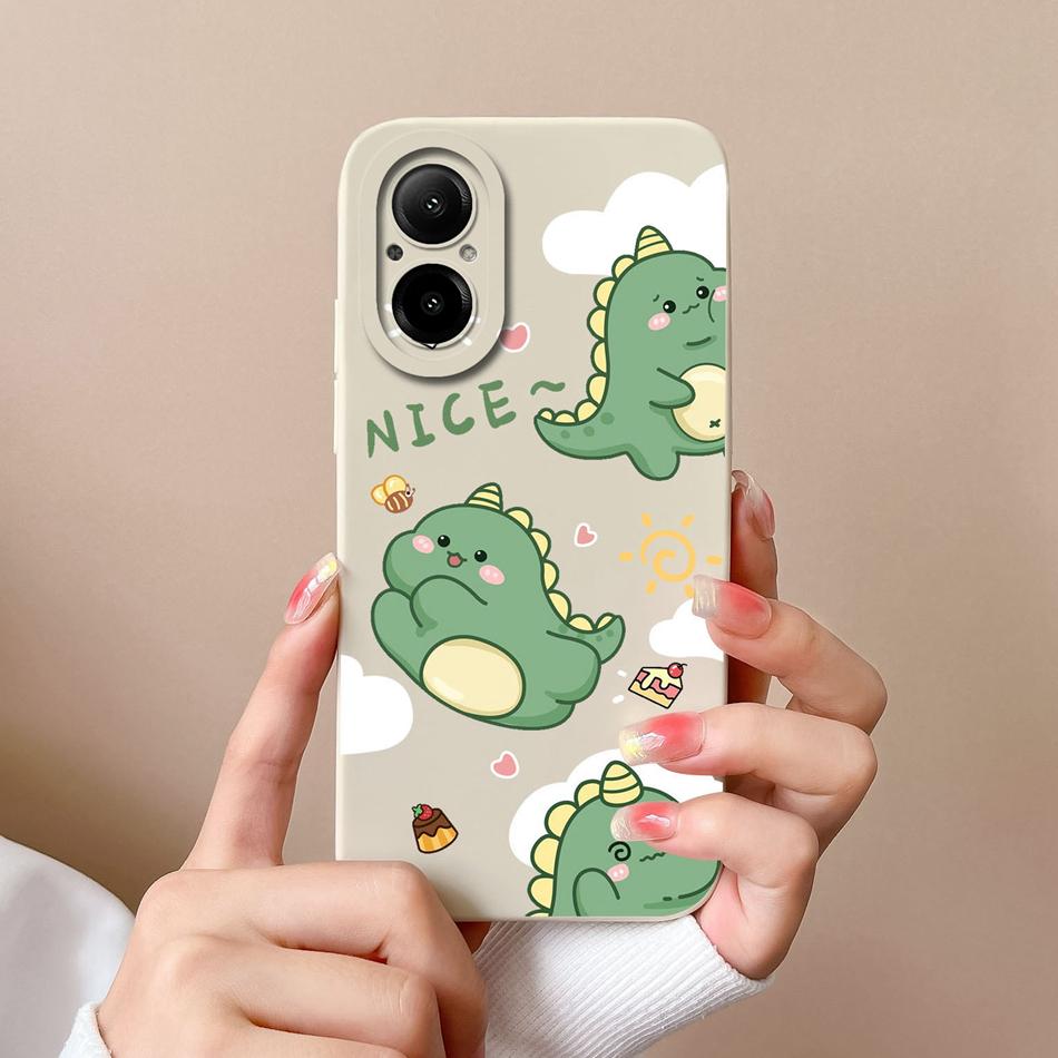 Phone Case For Realme C67 Multiple Patterns Soft Liquid Silicone Full Protection Anti Choc Cover For Realme C 67 Fundas Coque
