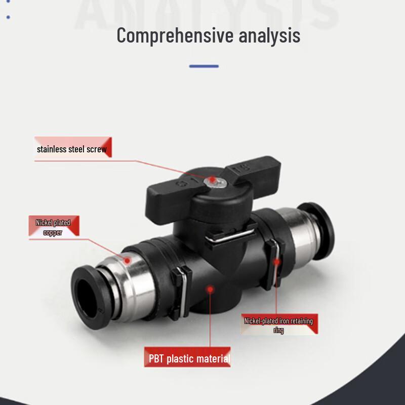 Pneumatic HVFF Quick Connect Flow Control Valve