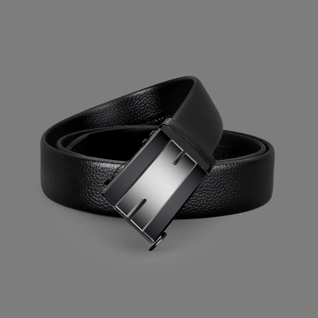 

Легкий Мужской Роскошный Ремень с Автоматической Пряжкой Деловой Кожаный Универсальный Ремень