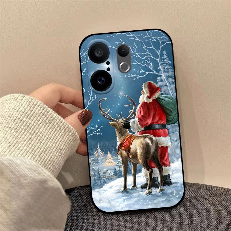 Case For VIVO X200 FE S30 Pro Mini Christmas Phone Cover Soft Silicone TPU Shell For VIVO X200FE Shockproof Bumper V2503 V2465A