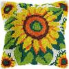 3d Segment Embroidery Pillow Wool Handcraft Diy Latch Hook Rug Kits Bee Sunflower Series Carpet Embroidery Materials Supplies 