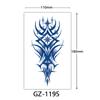 Herbal Tattoo Stickers, Juice Tattoo Stickers, Semi-Permanent English Letter Tattoo Stickers Tattoo