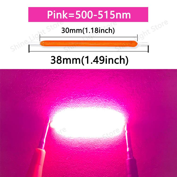 10~1200pcs 3V Filament LED 38mm LEDS Edison Light Bulb Decoration Home Wedding Party Camping Lighting Diod Accessories