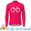 Fahrrad Tragen 2023 Winter Warme Jacke Männer Radfahren Kleidung Thermische Fleece Langarm Shirts Maillot Ciclismo Mountainbike Kleidung