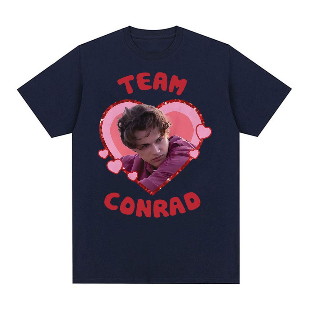Team Conrad Das Sommer, in dem ich schön wurde T-Shirt Vintage Conrad Fisher Film T-Shirt Unisex Damen Harajuku Mode 100% Baumwolle T-Shirt