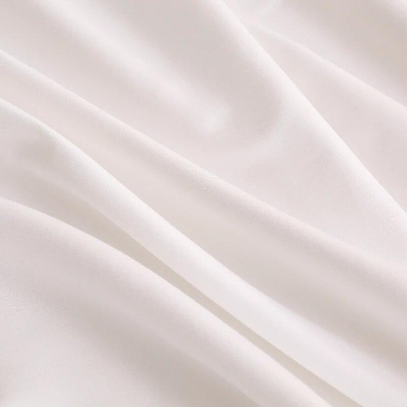 Skin Friendly Cotton Fitted Cover Sheet With Elastic Bands Mattress Cover Solid Color Fitted Sheet King Size Bed Sheet