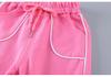 Girls' Korean Style Spring/Autumn Zipper Sweatshirt & Pants Two-Piece Set