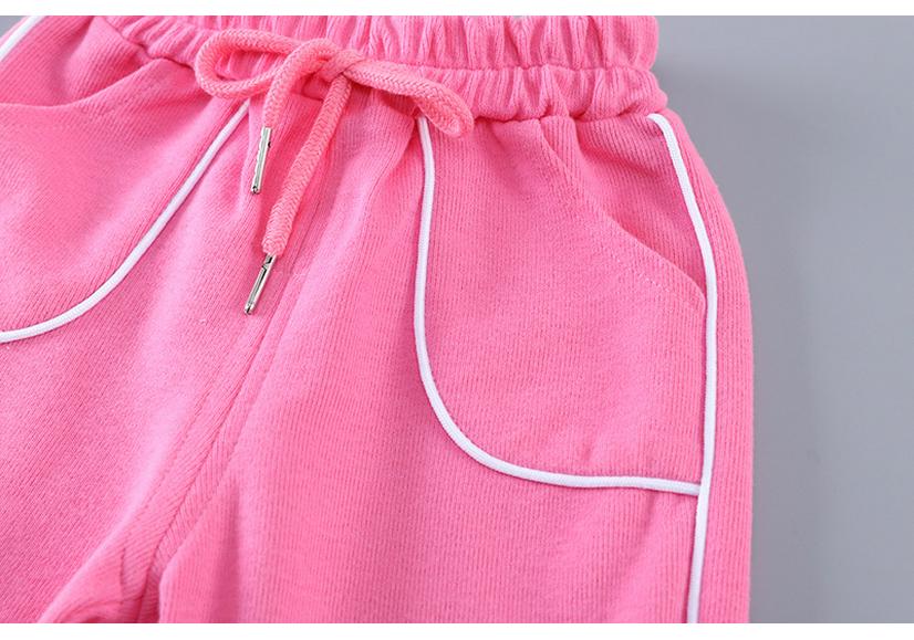 Girls' Korean Style Spring/Autumn Zipper Sweatshirt & Pants Two-Piece Set