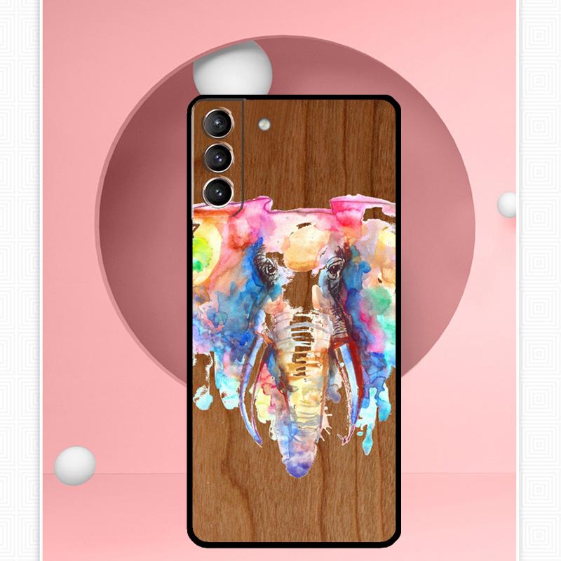 Natural Bamboo Wood Pattern Print Case For Samsung Galaxy S25 Ultra S20 S21 S22 S23 S24 Ultra S9 S10 Plus S25 FE Cover Funda