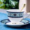 Ceramic Bone Porcelain Coffee Cup and Plate Set