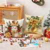 New Christmas Pillow Cover Simple and Versatile Holiday Decoration Set Combination Cushion Indoor Sofa Cushion