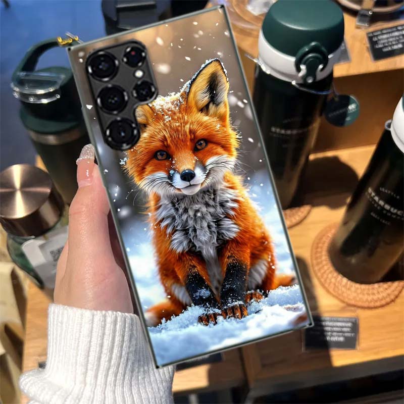

Red Fox Vulpes Cases Phone Case for Samsung Galaxy S26 Ultra S25 Edge S24 S23 FE S21 Plus S20 S22 S10 Cover TPU Capa Shell Shock Samsung S26 Ultra 5G