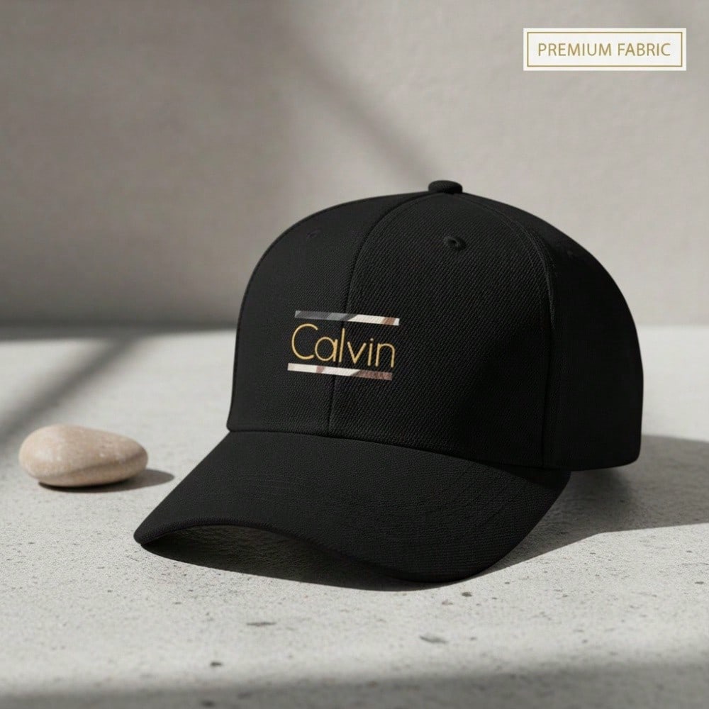 Cappellino da Baseball Calvin Minimalista - Unisex Leggero Traspirante Poliestere Regolabile Casual Moda Cappellino da Baseball Per Sport all'Aperto Passeggiate in Città