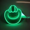 Iridescent LED Light-up Sequin Cowboy Hat for Christmas and Halloween Carnival