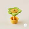 Toilet Button Pusher with Aromatherapy Slot Flower Shape Toilet Tank Button Toilet Flush Tank Button Aid Bathroom Decoration