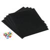 4Pcs Square Felt Board Tile Self Adhesive Wall Bulletin Pin Board with Push Pins Notice Message Memos Photo Display for Office
