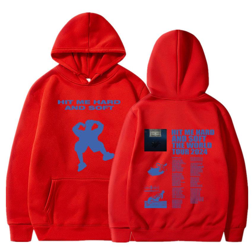 Hit Me Hard and Soft 2024 Tour Hoodie Men Women Clothing Fashion Harajuku Sweatshirts Long Sleeve Pullovers Streetwear Fans Gift