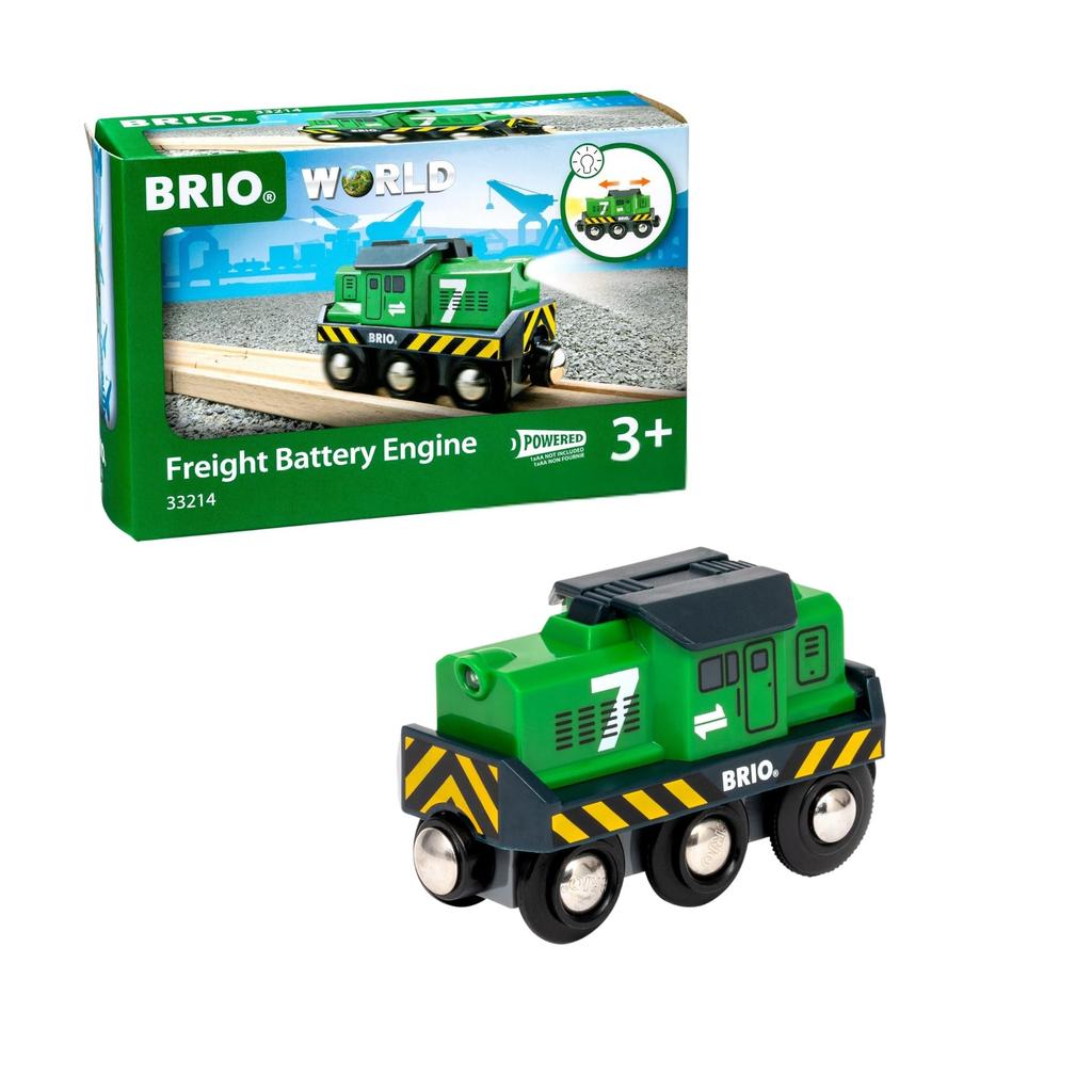 Brio Power Cargo Engine for Ages 3 and Wooden Gift 33214, Up. [Toy, Toy, Locomotive, Car, (Birthday/Christmas)]
