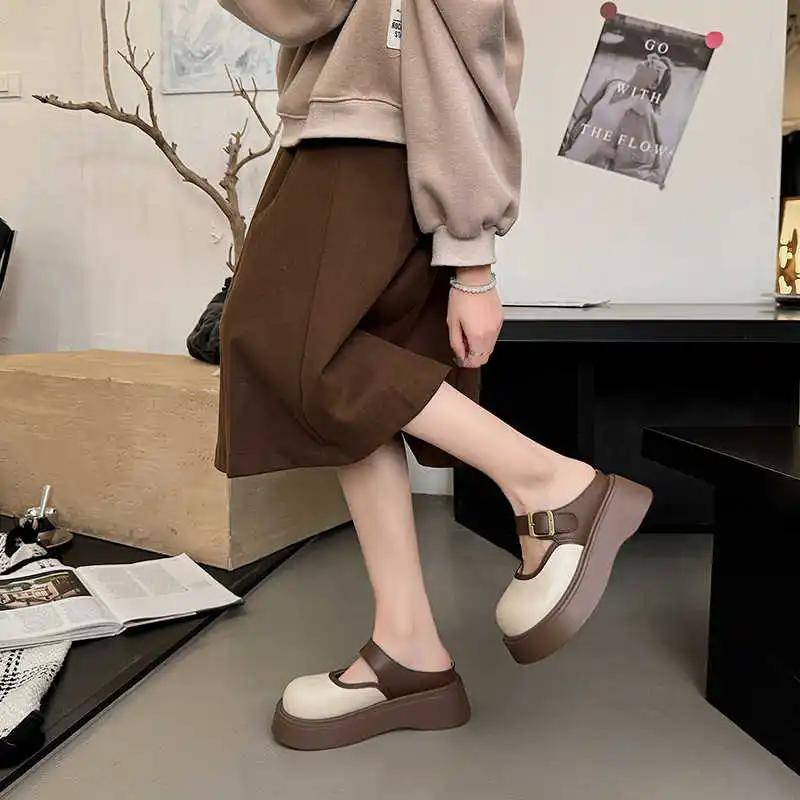 Fashion Half Open From The Back Barefoot Shoes Women Slippers Sandals Sandal For Women Sneakers Sport Jogging Footwear Fashion