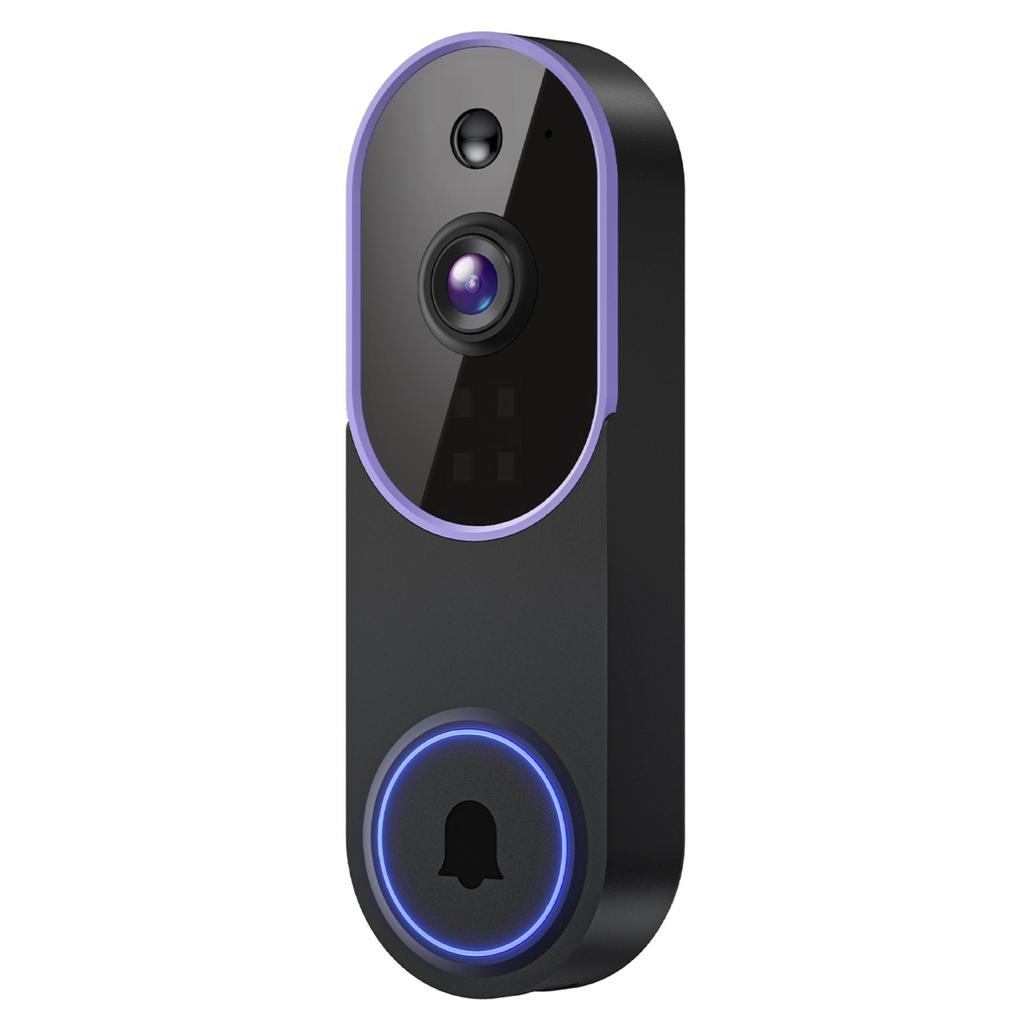 Smart Wireless Doorbell with Video Camera - Outdoor Home Security Monitoring