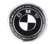 BBJF8 1Pcs 45mm Car Steering Wheel Badge Emblem Sticker Auto-Styling for BMW M Performance E36 E46 E90 E60 F10 F30 E39 F20 E87 E92 AAA
