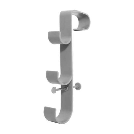 Pool Pole Hook Pool Skimmer Net Holder 3-Hook Pool Pole Hanger Pool Accessories Holder for Above Ground Pools Pool Brush Water Pipe